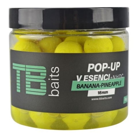 TB Baits Plávajúce Boilie Pop-Up Yellow Banana Pineapple + NHDC 65 g 16mm